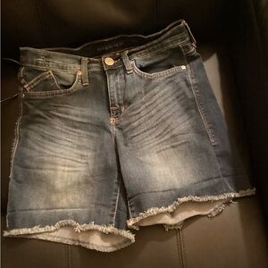 Rock & Republic Bumpershoot Jean Frayed Shorts